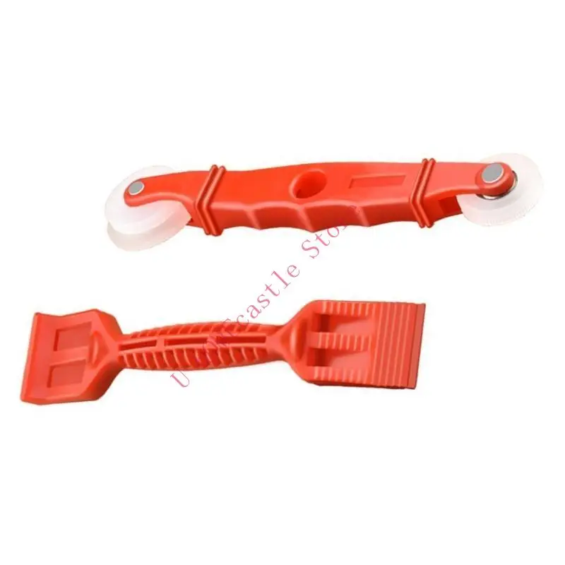63HF Essential Screen Rolling Tool Professional Hand Tool Shovel Nylons Wheel for Professional Installers DIY Enthusiasts