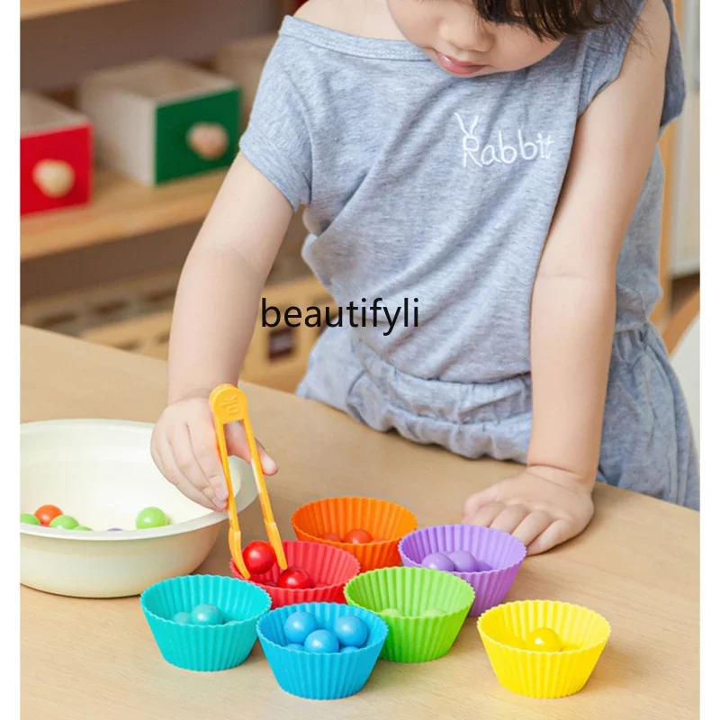 

clip beads, concentration training, pick up bean balls, intelligence, thinking, action toys