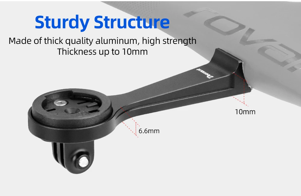 Deemount Extended Stem Holder für Specialized Roval Rapide Cockpit, passend für Garmin 1050 Wahoo ACE Magene GoPro Mount Bracket Holder – Detail 5