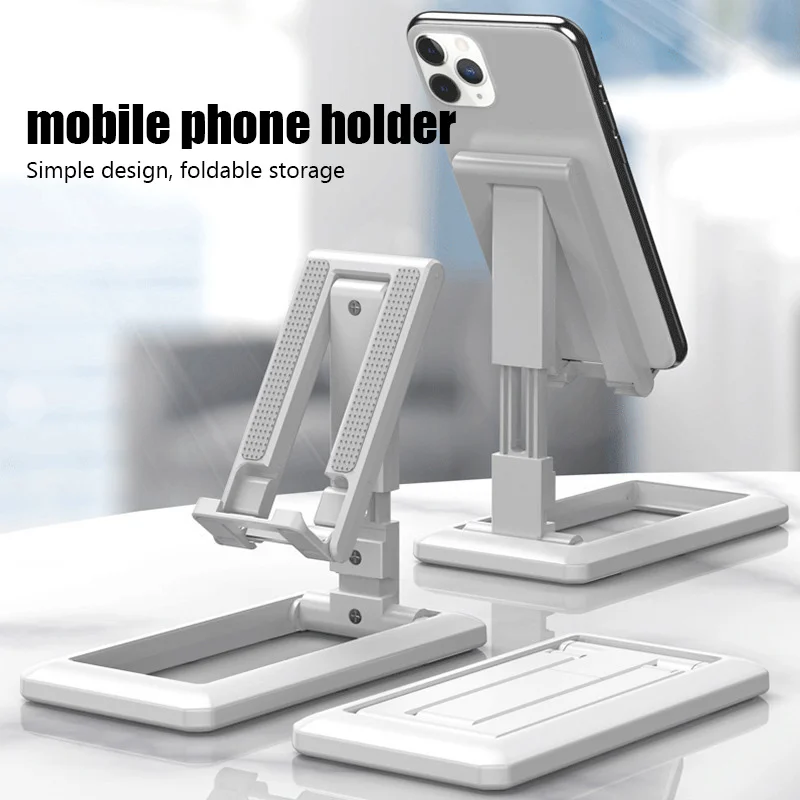Foldable Tablet Mobile Phone Desktop Phone Stand for iPad iPhone Samsung Desk Holder Adjustable Desk Bracket Smartphone Stand - Image 5