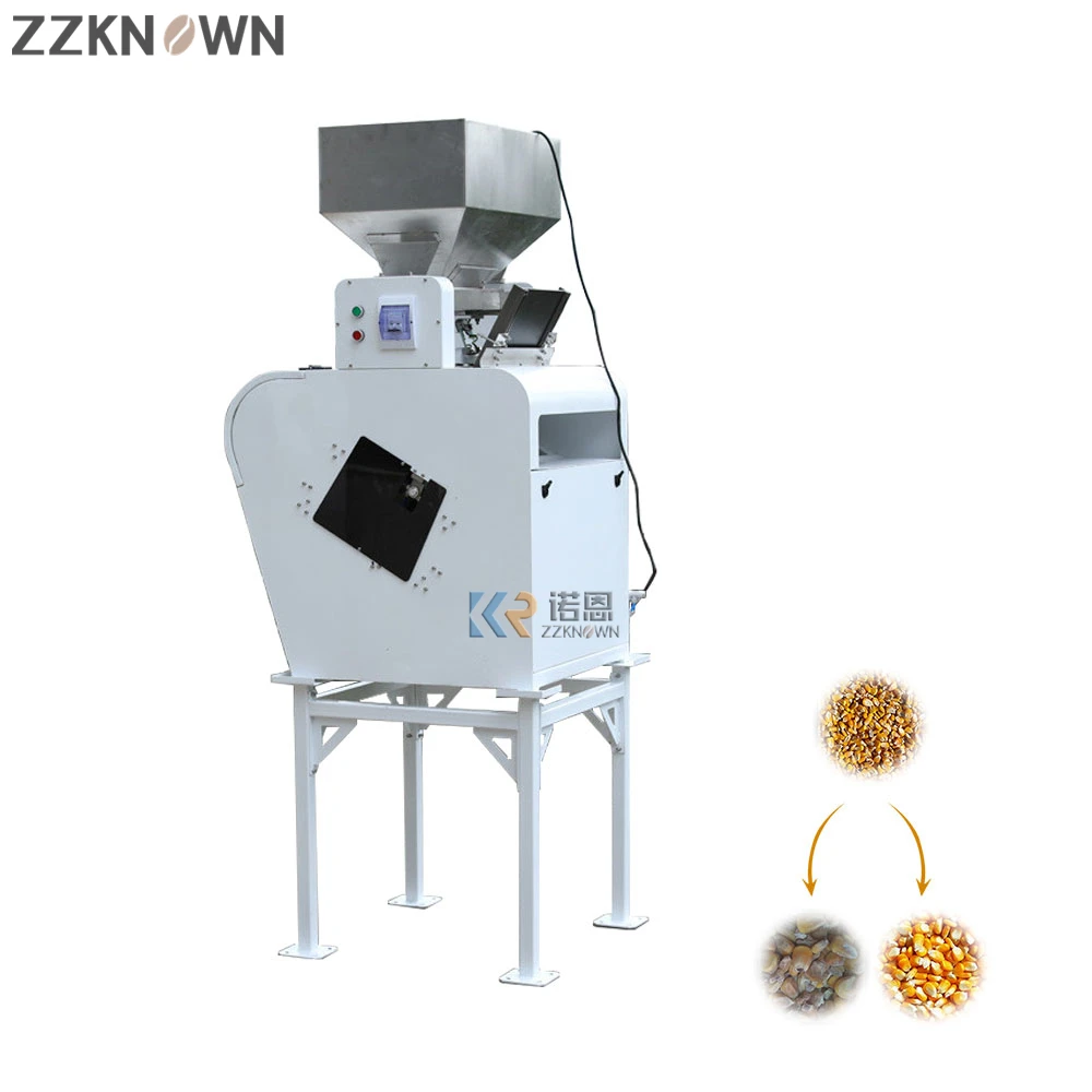 500-1000KG /H Output Sesame Colour Corn Grain Sorting Machine Plastic Sheet Peanut Coffee Bean Rice Color Sorter Machine