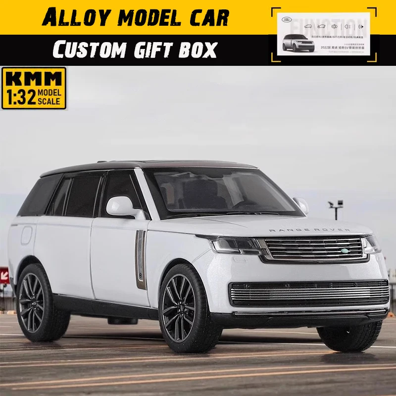 

KMM 1/32 Range Rover SV2022 Off-road Alloy Diecasts Metal model vehicle Casting simulation SoundLight Display box Collection toy