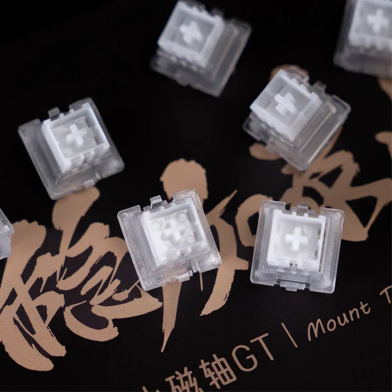 Mount Tai HE Gt 마그네틱 스위치 안개 투명 쉘 익스트림 Rt0.005 Rt0.01mm 안정화 3gs 키보드 스위치 키보드 액세서리