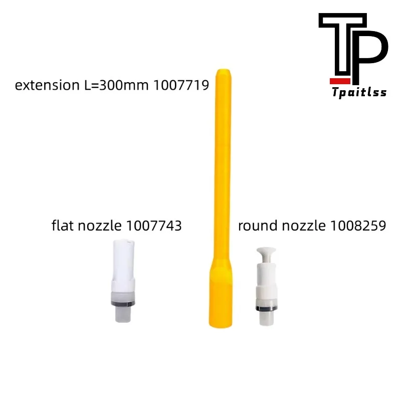 Batang ekstensi 300mm dengan 2 buah nosel untuk pistol semprot serbuk elektrostatis GM03