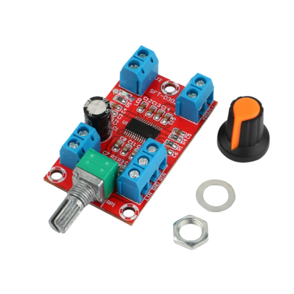 Digital 12V Dual-Channel Audio Board 60W Total Power with Efficient D-Class Operation for Electronics Builders