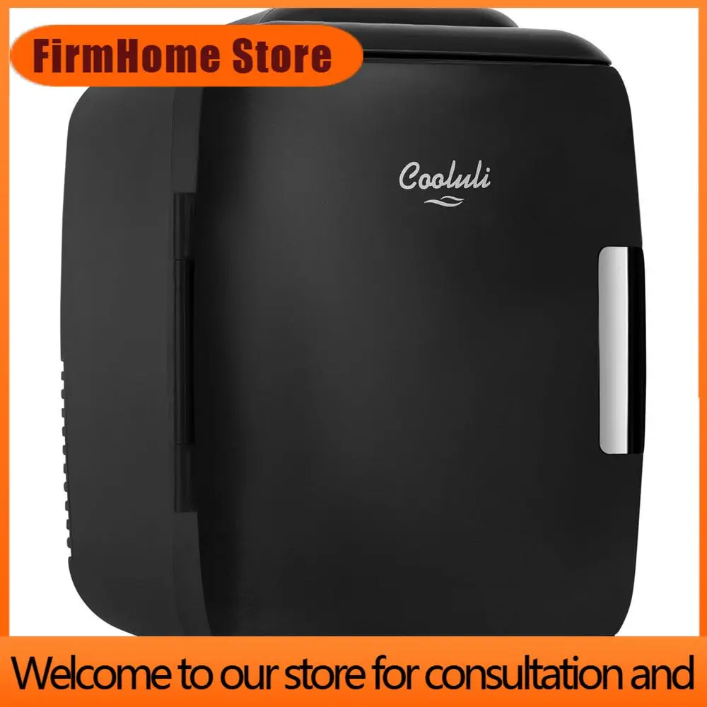 FirmHome StoreCompact 4L Portable Electric Cooler And Warmer For Cars, Dorms, And Offices - 12V AC/DC & USB, Black