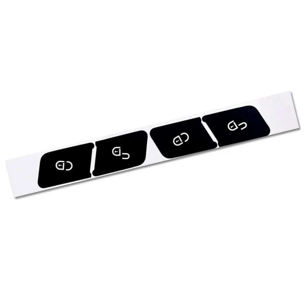 Button Repair Decal Sticker Auto Accessories Push Button Overlay Control Repair Decal Reflected Light Illumination