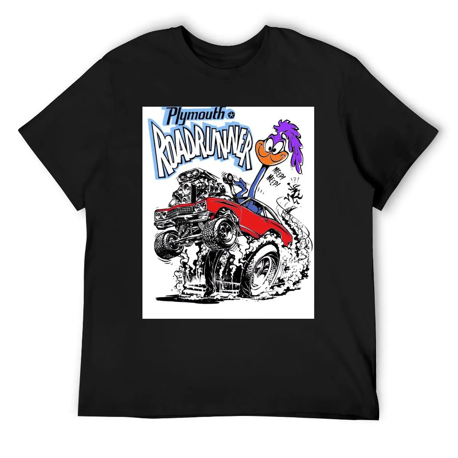 Odd Rods Plymouth Roadrunner - Red T-Shirt vintage t shirts anime t shirts cheap stuff mens big and tall t shirts