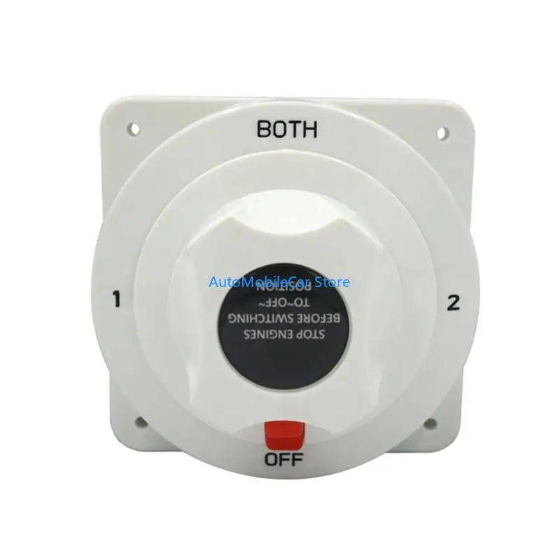 

G8TE White Marine 300A 3 Position Battery Selector Switches Plastic Brass Iron Construction