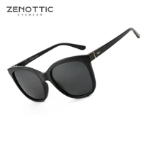ZENOTTIC 2024 gafas de sol polarizadas de mariposa para mujer, gafas de sol de protección UV400 para mujer, gafas de sol cuadradas de gran tamaño a la moda ZS2227
