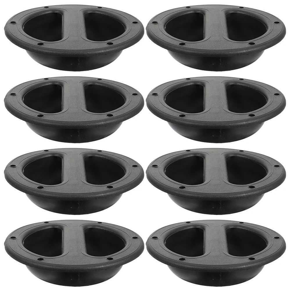 8 Pcs Speaker Handle Recessed Handles for Cabinets Echo Speakers Durable Plastic Smooth Long Service Impact Resistant