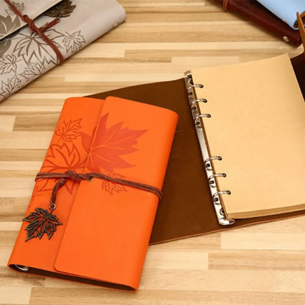 A7/A6/A5 Travelers Vintage Notebook PU Leather Kraft Paper PU Leather Kraft Notebook Blank Notepad Retro Notebook Sketchbook