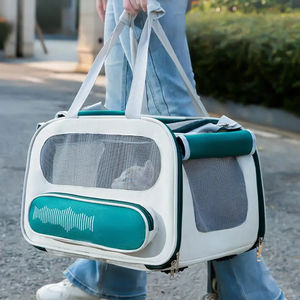 

Pet Outing Portable Cat Dogs Shoulder Bag Summer Breathable Carrier Travel Puppy Kitten Bag Pet Carrying Bags Pet Supplies