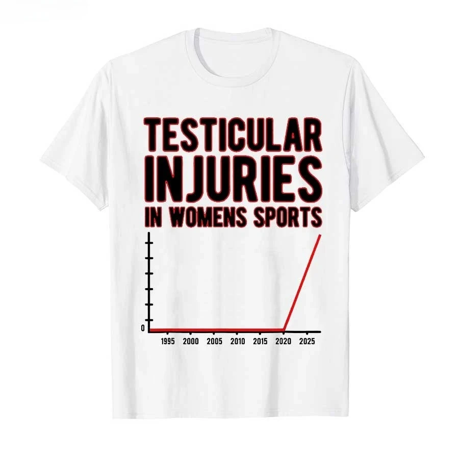 Hodenverletzung beim Frauensport - Untragbare Erwachsenen-Humor-T-Shirts und Kurzarm-Oberteile Damenbekleidung Mode Y2K Top – Detail 3