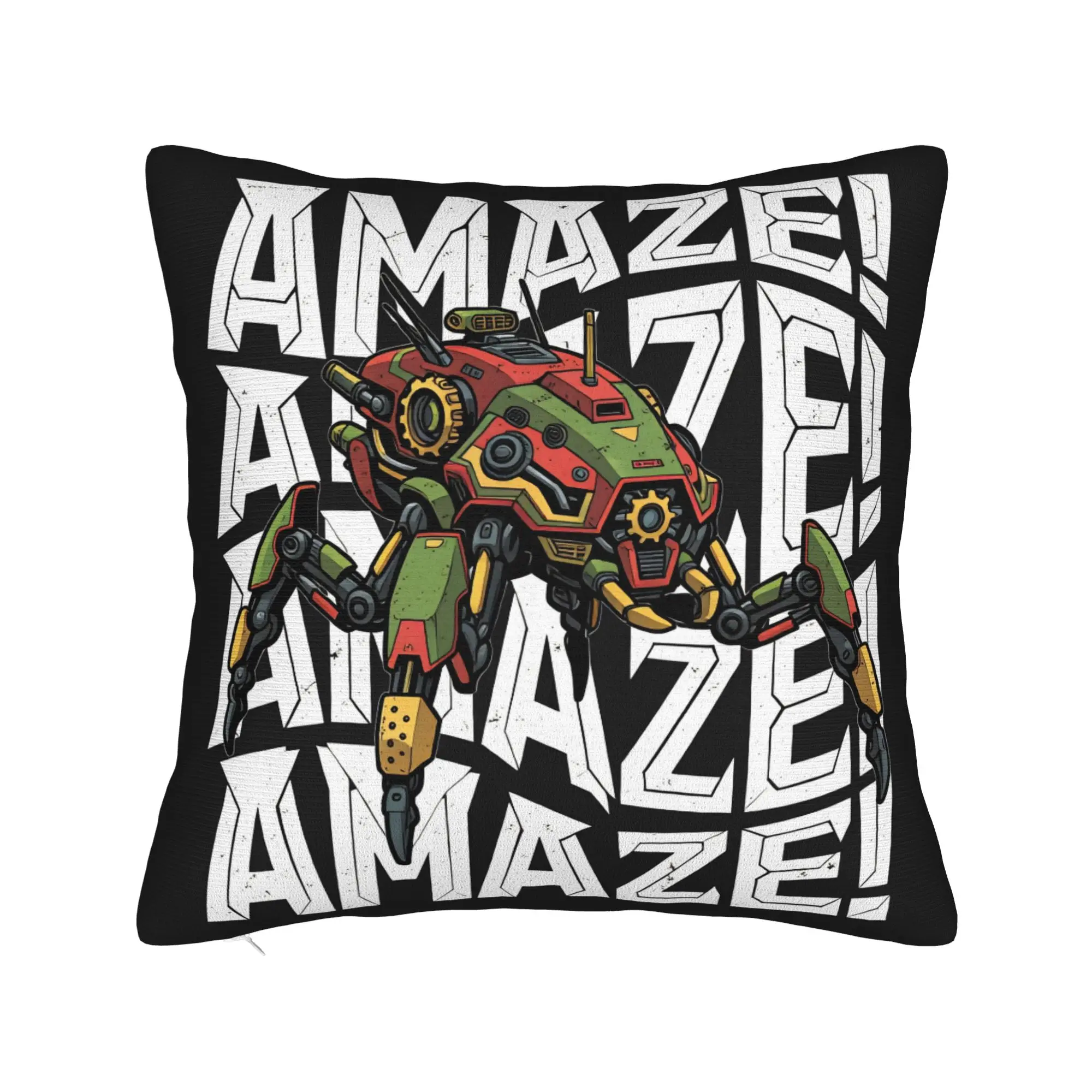 R-Rockys Amazes Pillow Cover  Soft Cushion Cover Morden Pillow Case For Office Car Home Decor