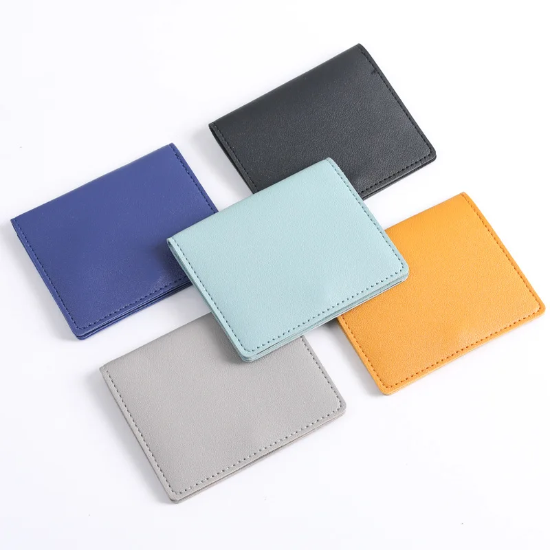 PU Credit Card Bag Multi Slot Card Women  PU Leather Solid Ultra-thin Credit Card Wallet Portable Thin Universal Coin Purses