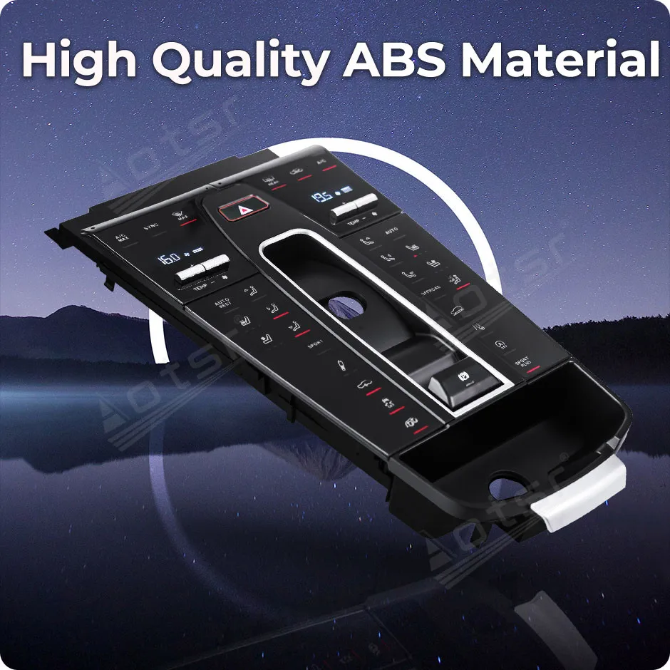 Car Digital Console Front AC Panel For Porsche Macan 2014-2021 Full Touch 2024 Style Upgrade Touch Control With Sport button