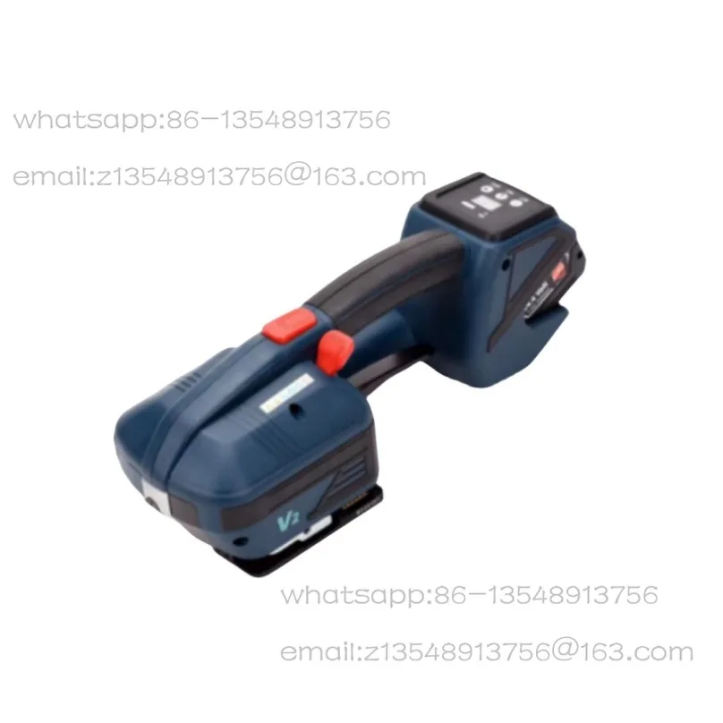 Special V2 portable electric baler, automatic buckle-free hot melt rechargeable strapping and tightening machine