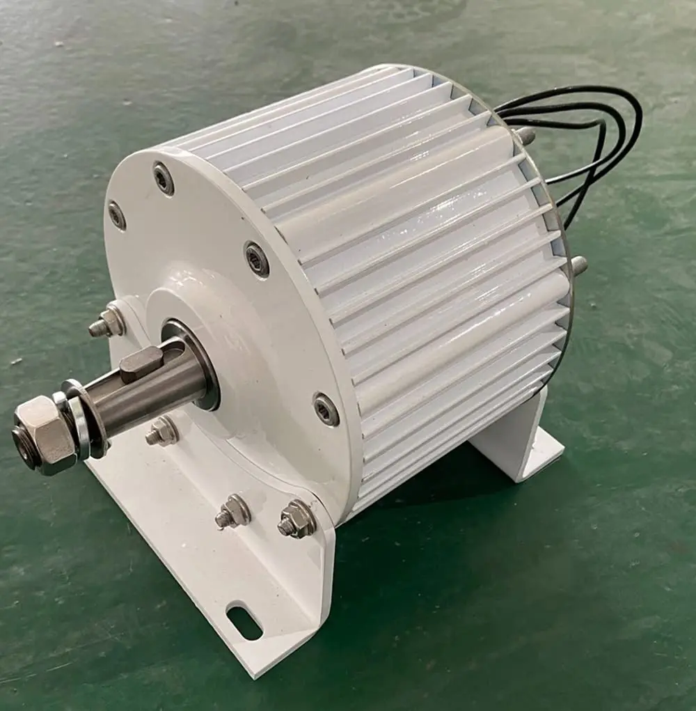 Imagem -05 - Gerador de Ímã Permanente de Baixa Velocidade 2kw50kw Real 48v 220v 380v Alternadores ac de Fases para Acionamento do Motor Turbina Eólica de Água
