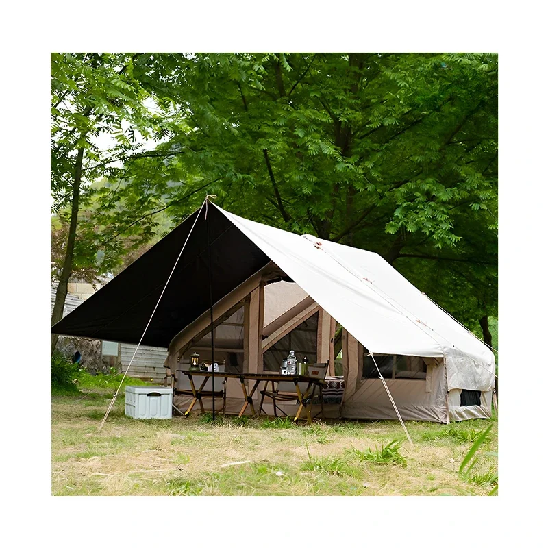 

#For funny camouflage desert bivvy commercial church party outdoor camping 3 rooms inflatable tent for sale*