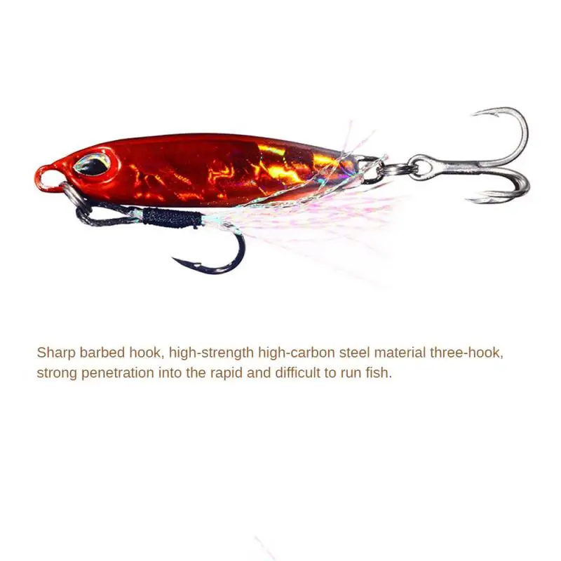 2~5PCS Slow Jig 10g 15g 20g 30g 40g 50g  Fishing Lure Casting Jigging Baits Spoon Metal Fish Saltwater Artificial Hard Bait