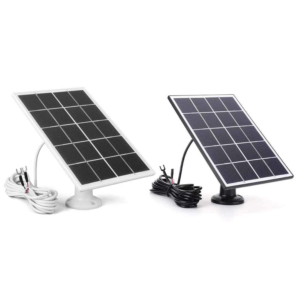 20w 5V Solar panel für Ring Video Türklingel 4/9,8 plus wasserdichtes Solar ladegerät mit 360 Fuß Ladekabel ° verstellbare Halterung