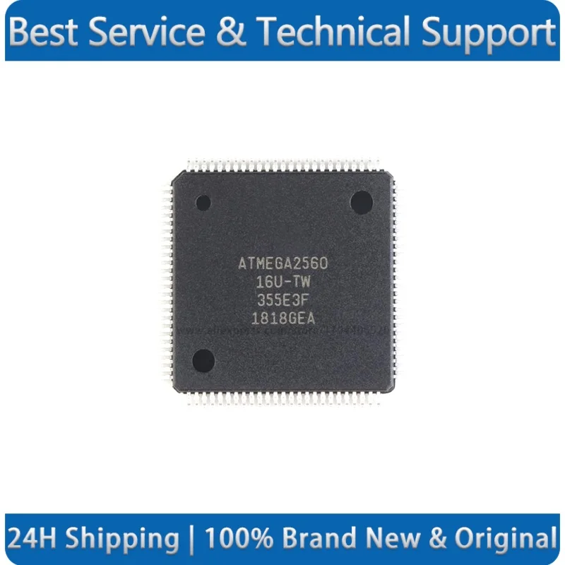 ATMEGA2560-16AU TQFP-100 8-bit microcontroller chip New original