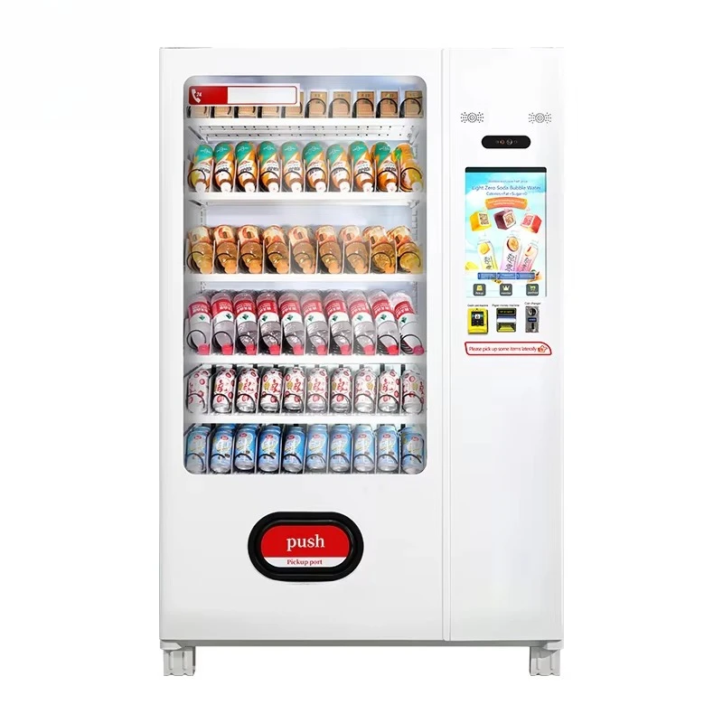 Custom New Arrival Smart Snack Machine for Hotels With Multi Language Support Snack Combo Vending Machine