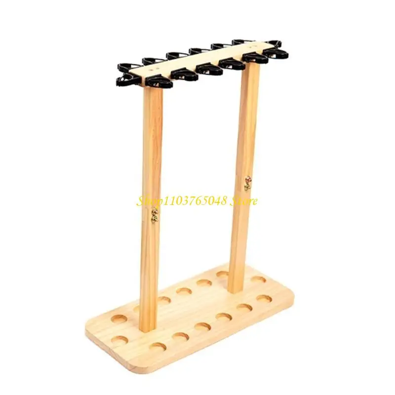 R53E Floor Stand Fishing Rod Racks Vertical Storage Holder Fishing Rod Rack Holds 8/14 Rod Fishing Gear Equipment Organizers