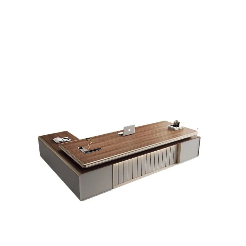 

Boss Desk Chairperson's Desk Light Luxury Premium Sense Large Office Desk Office Chair