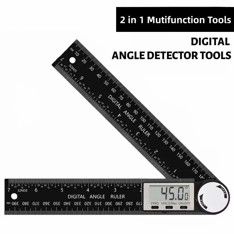 

Цифровой угломер 2-в-1 для деревообработки: высокоточный многофункциональный измерительный инструмент