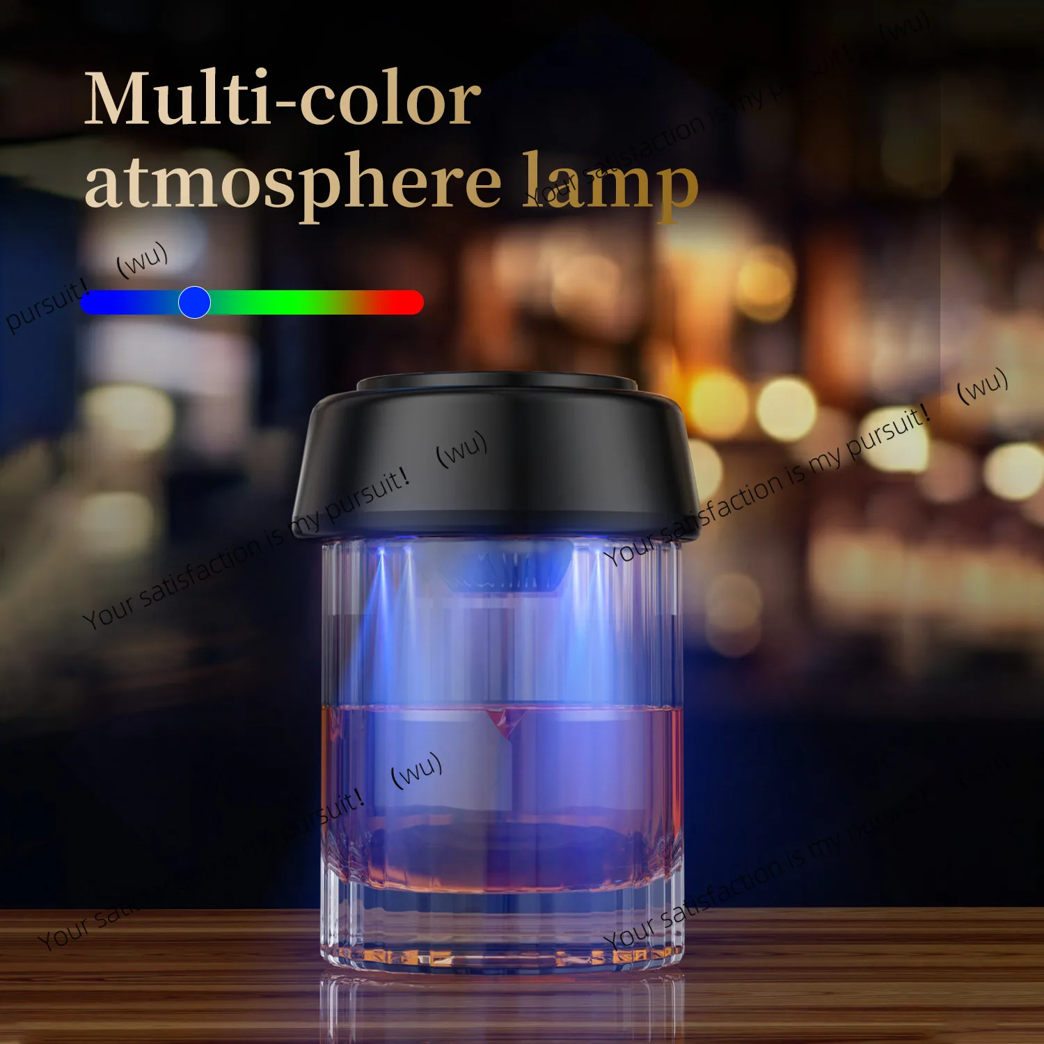 

The third generation upgraded electric colorful lamp bartending whiskey smoker cocktail smoker