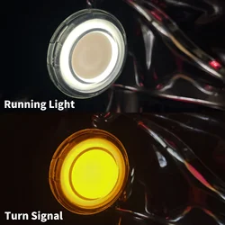 2xMotorcycle 1157 Bullet Style Front LED Turn Signal Light For Harley Sportster XL883 1200 Dyna Softail Touring Road King FLHT