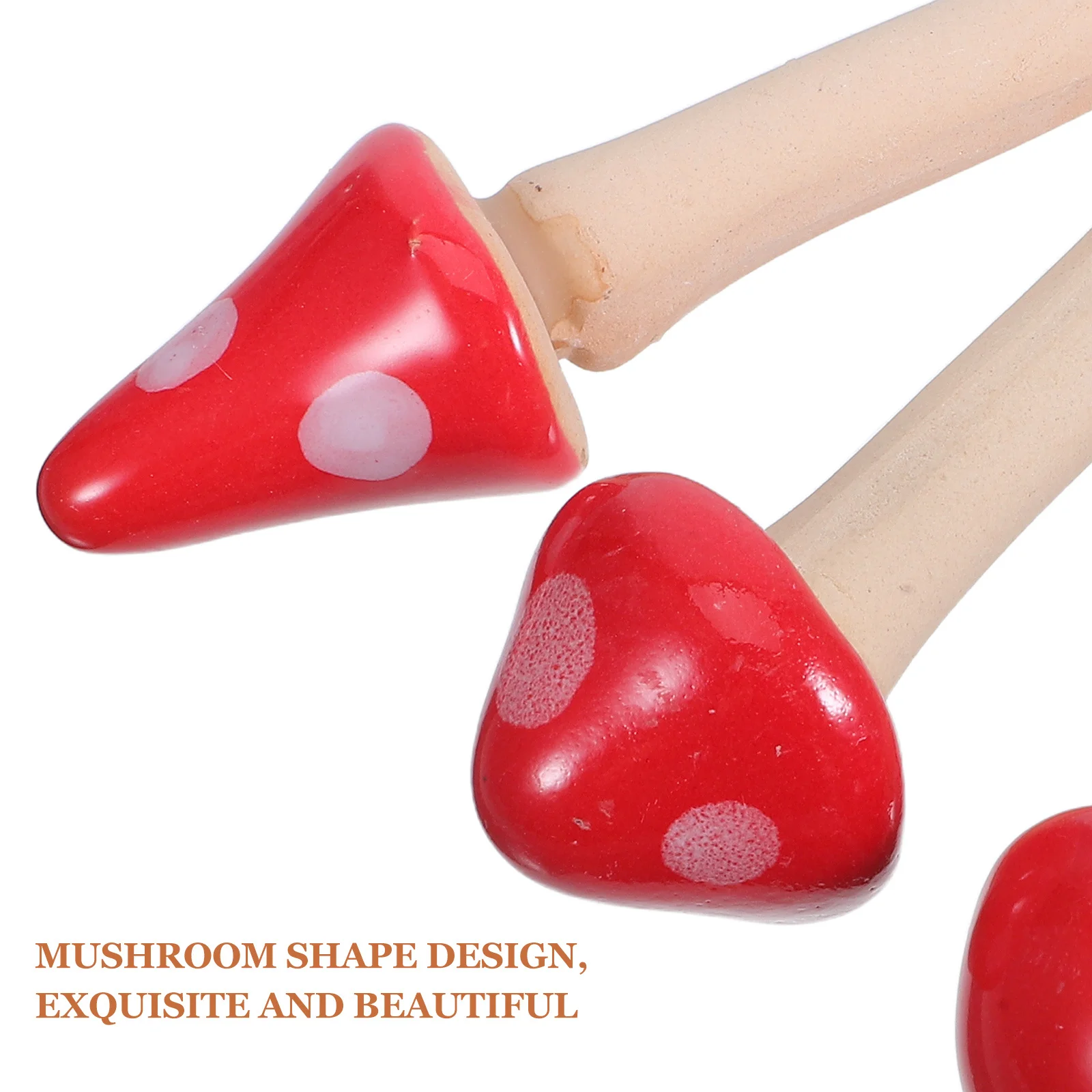 3 قطعة ديكور الفطر السيراميك سطع ديكور حديقة المنزل النمط الطبيعي اتقان غرامة لمكتب شرفة فناء سطح المكتب