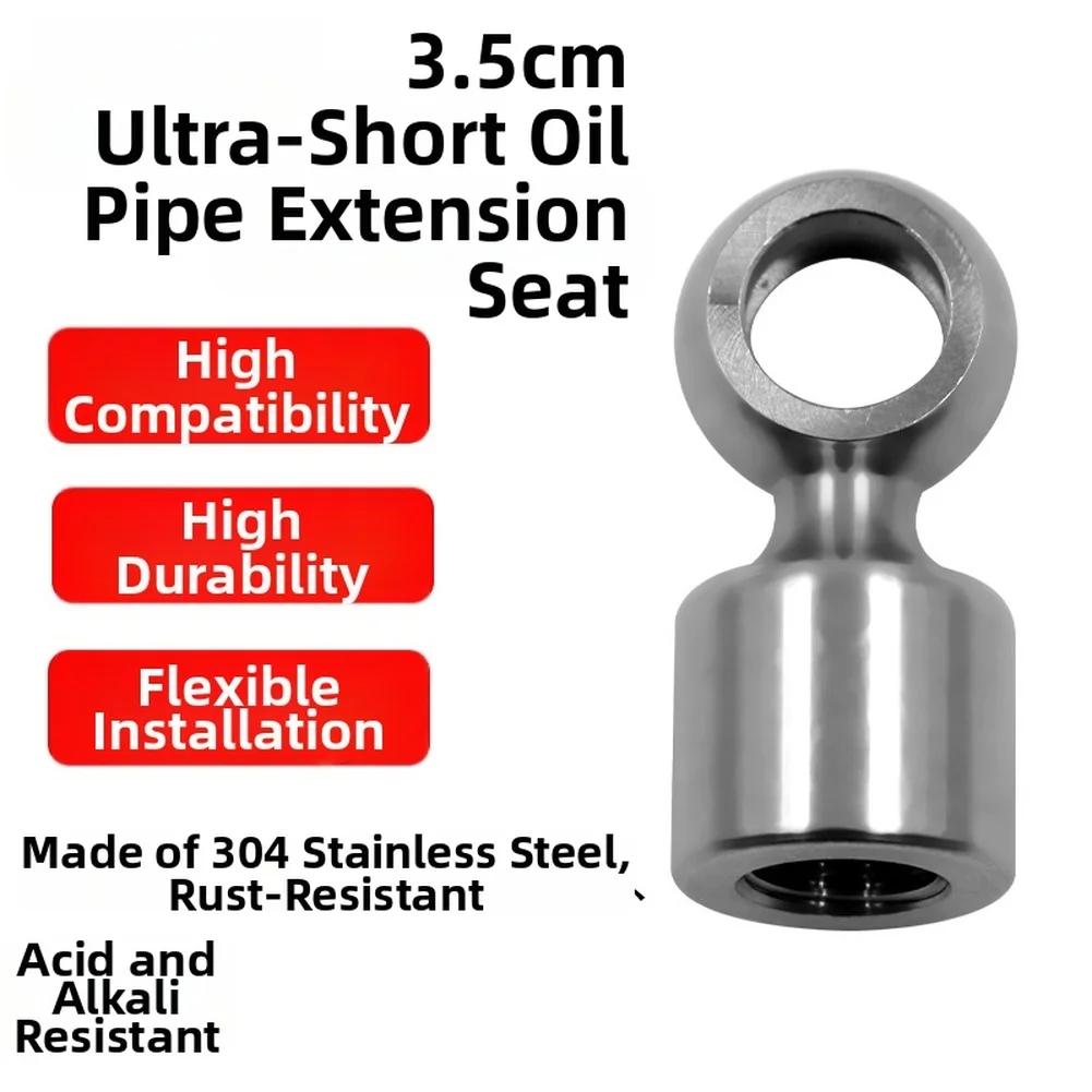 Motorcycle Brake Steel Hose Extension Adapter Stainless Steel Short Oil Pipe Connector Motorcycle Brake Line Extension Brake