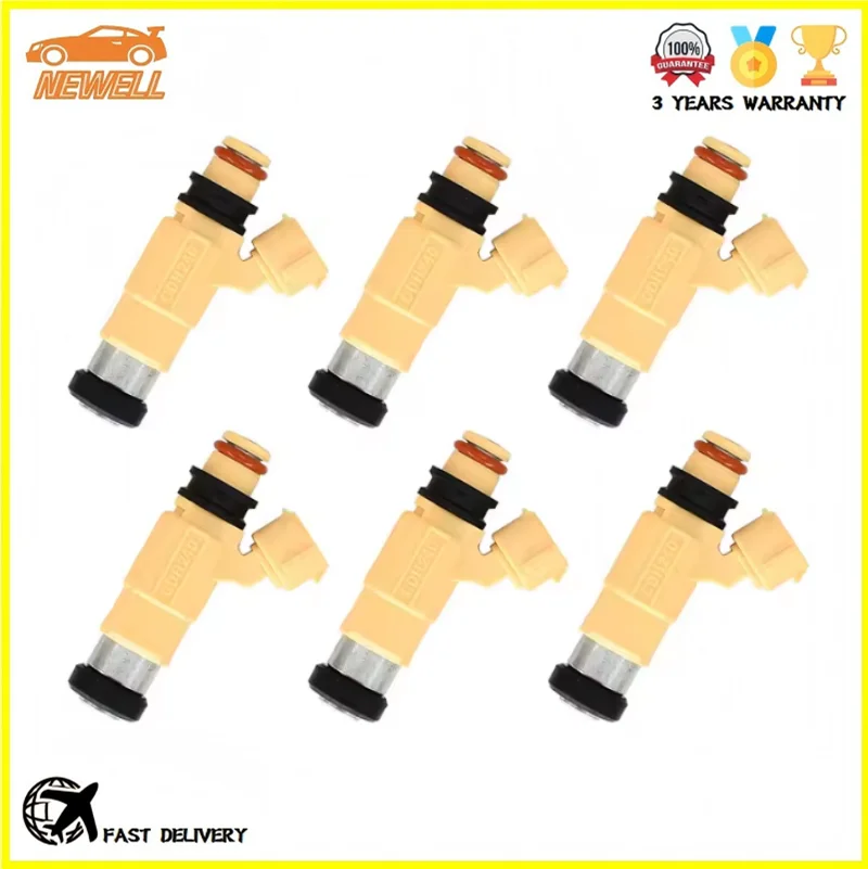 6pcs 69J-13761-00-00 CDH240 Fuel Injector For Yamaha F200-F225 200HP 225HP Outboard 2002-2012 69J137610000