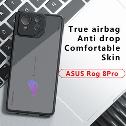For ASUS ROG Phone 8 Pro Case Acrylic Transparent Frosted Armor Back Cover For Rog phone 8 Shockproof Bumper Funda