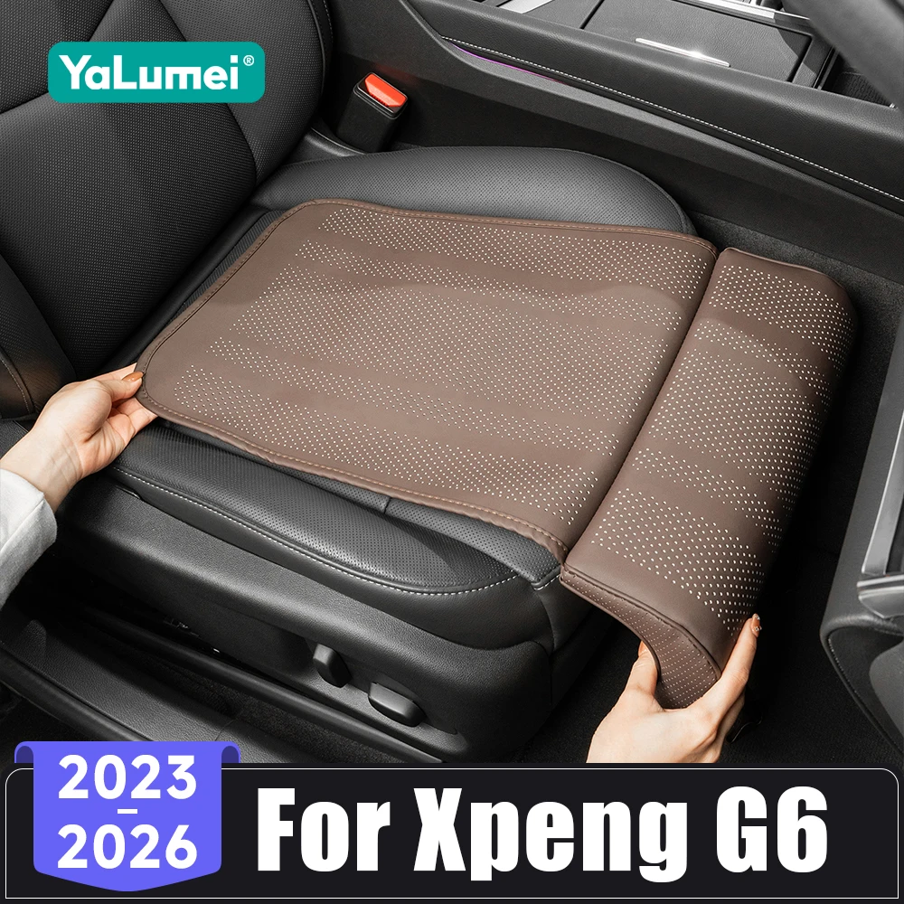 Image of Für Xpeng G6 2023 2024 2025 2026 Auto-Sitz Atmungsaktiver Beinverlängerer Knie-Schutzkissen Memory-Schaum-Polster Zubehör