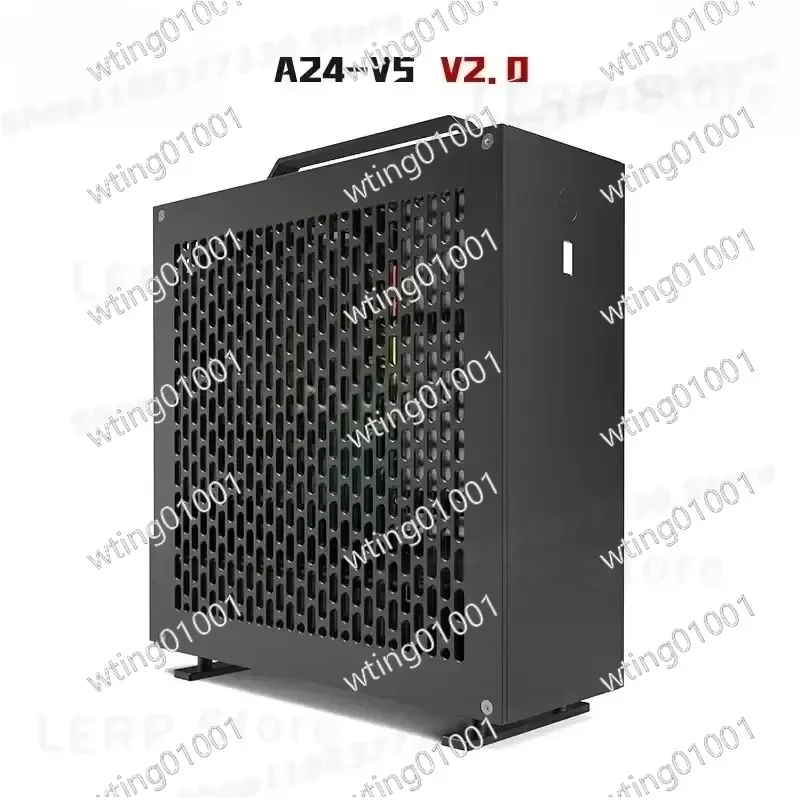 for A24-V5 2.0 ITX Case 5L Mini Chassis Dual Slot Single Display PSU 1U Double Chamfer Compact Design