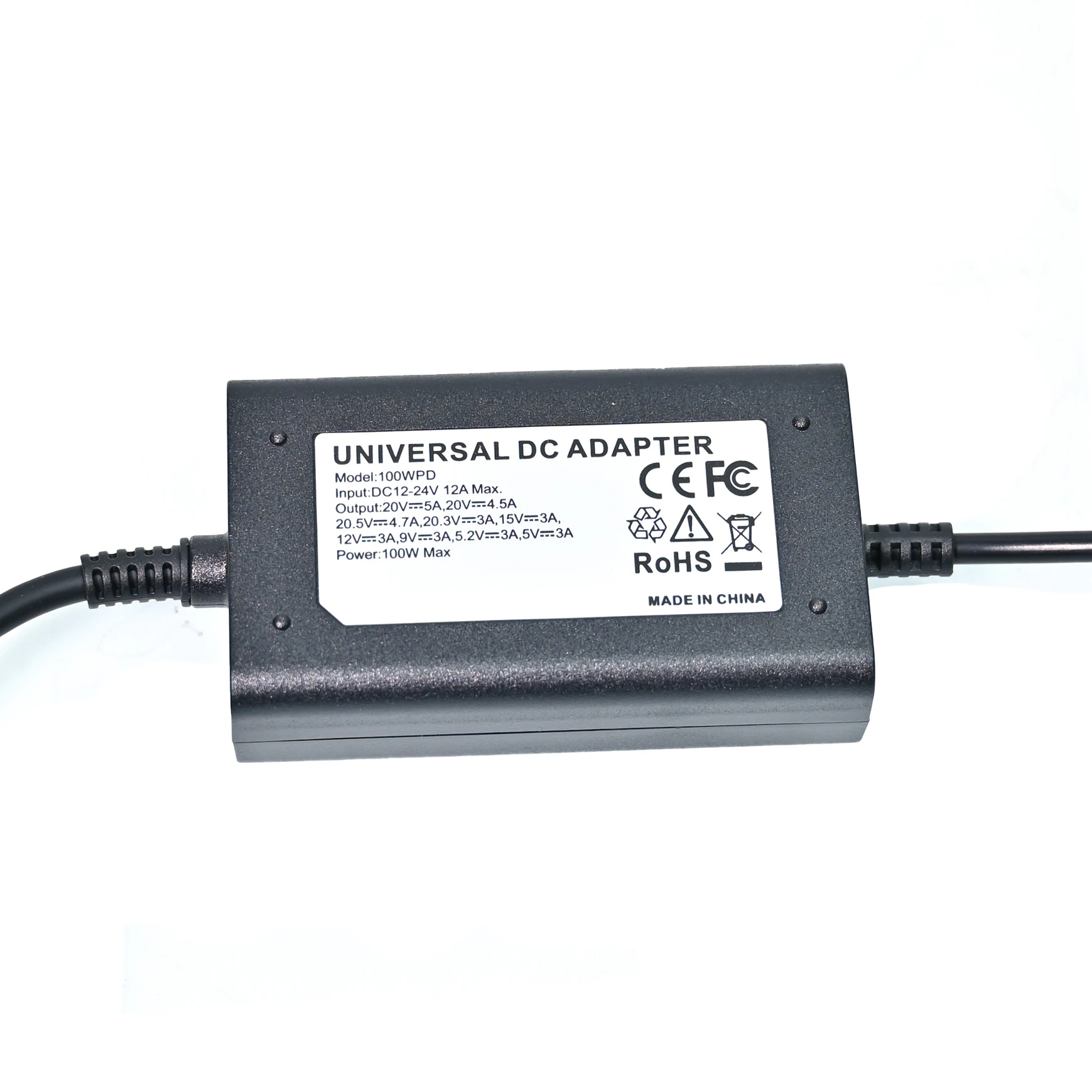 100W 12V-24V Uniwersalna ładowarka samochodowa USB-C PD 5V 9V 12V 15V 3A 20V 5A do Mac, laptopów, tabletów, smartfonów HP DELL ASUS LENOVO