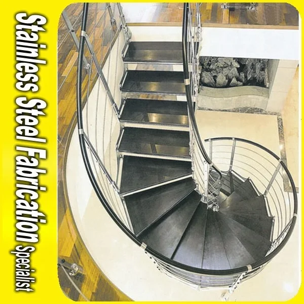 Personalizzazione Scale a spirale prefabbricate in acciaio inossidabile durevole ecologico di alta qualità Scala estensibile dal design moderno
