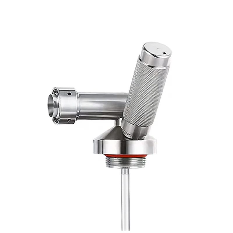 Coffee Keg Head,Mini Keg Spear for Making Nitro Cold Brew Coffee with Nitrogen Holder,304 Stainless Steel Coffee Tap Dispenser
