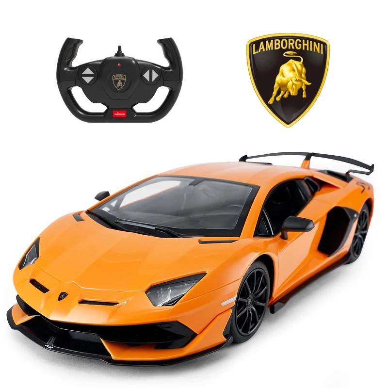 Lamborghini SVJ RC Car 1/14 Scale Remote Control Car Model Radio Controlled Auto Machine Toys Gift for Kids Boys Adults Rastar