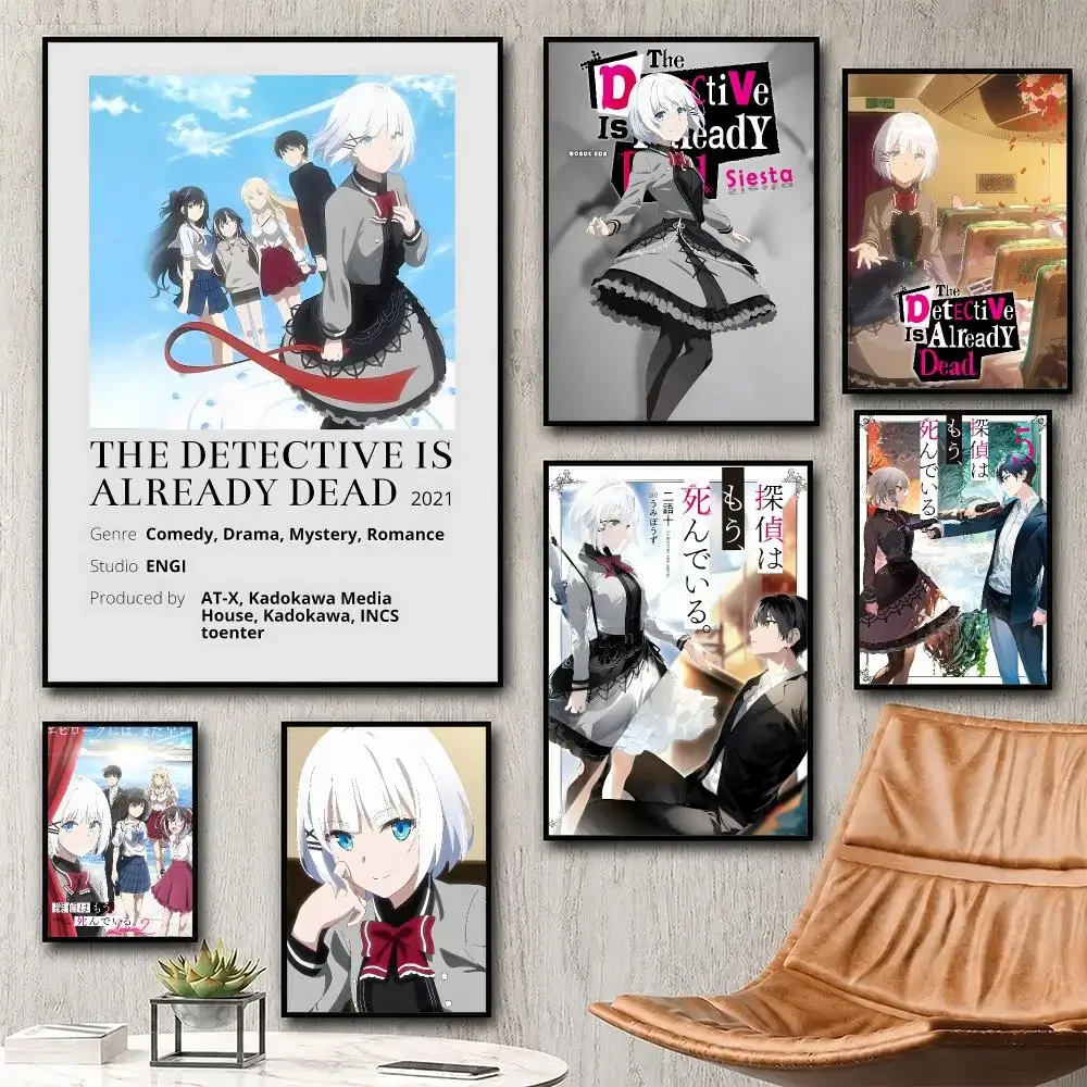 Aesthetic Wall Art Poster Trendy anime The Detective Is Already Dead Poster for Bedroom Dorm Room Home Decor Large Wall Picture