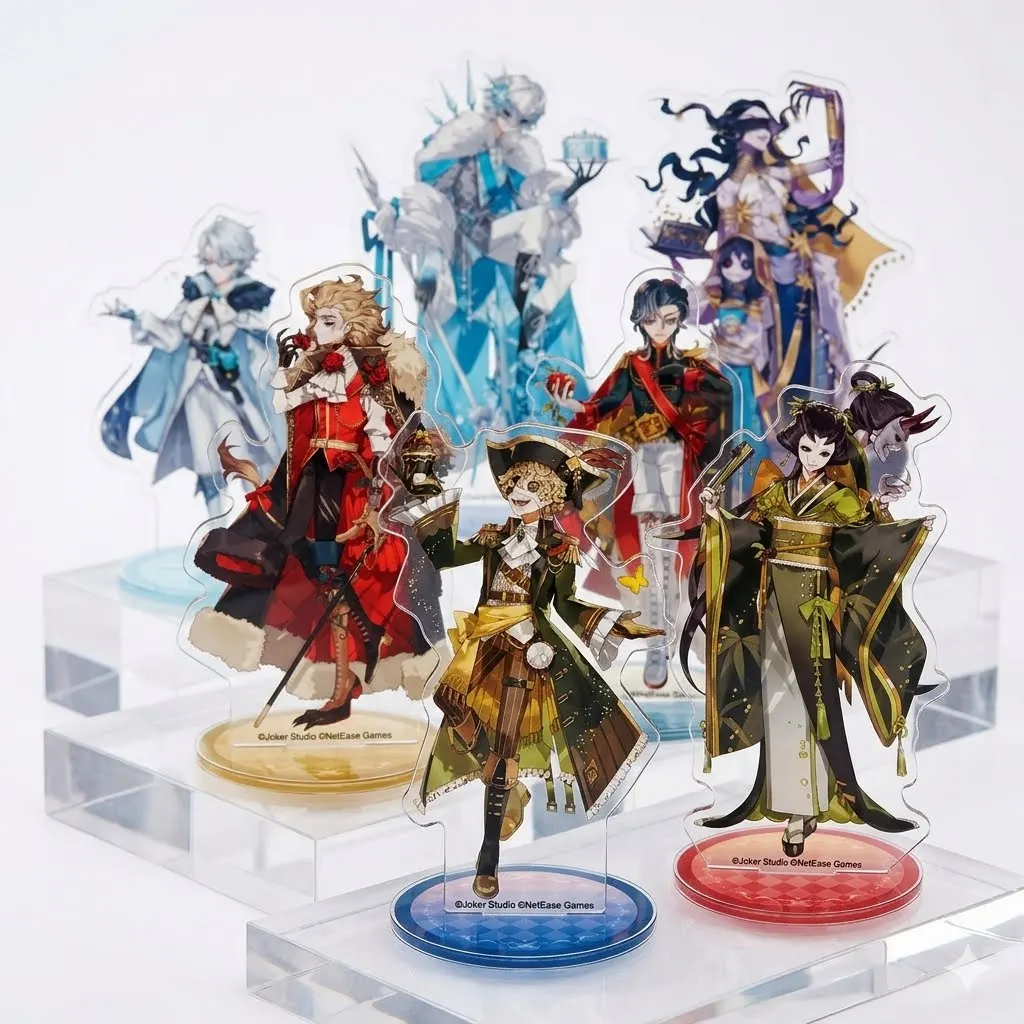 Identity V Michiko Geisha Red Butterfly 15cm Acrylic Stand Keychain IDV 8th Anniversary Sweet Tale Tea Time In Stock