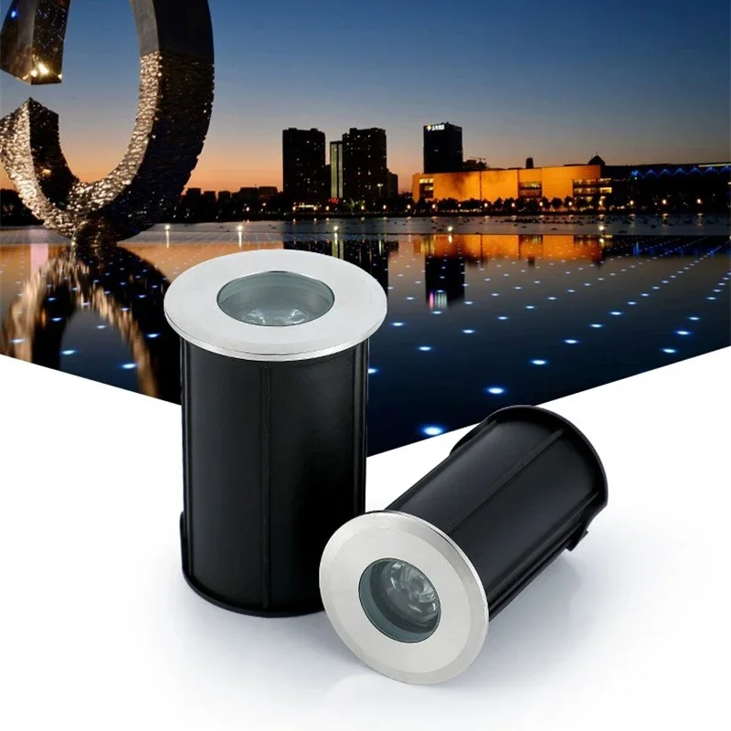 LED Outdoor Waterproof IP68 DC24V Buried Light Embedded Ground Light for Lawn Foot Garden Pathway Lighting