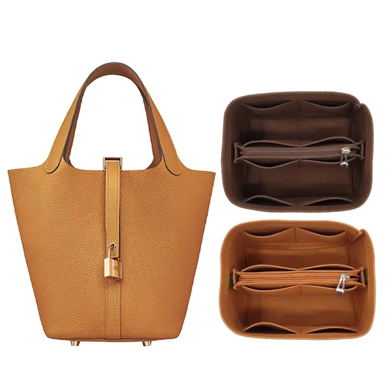 Lightweight Felt Bag Organizer Insert For Picotin 18 22