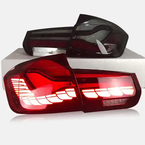 J ONE BMW 3 시리즈 F30 F35 M3 F80 GTS 후미등, 2013-2019 M4 GTS 디자인 스타일, LED 다이나믹 후미등, 순차 방향 지시등