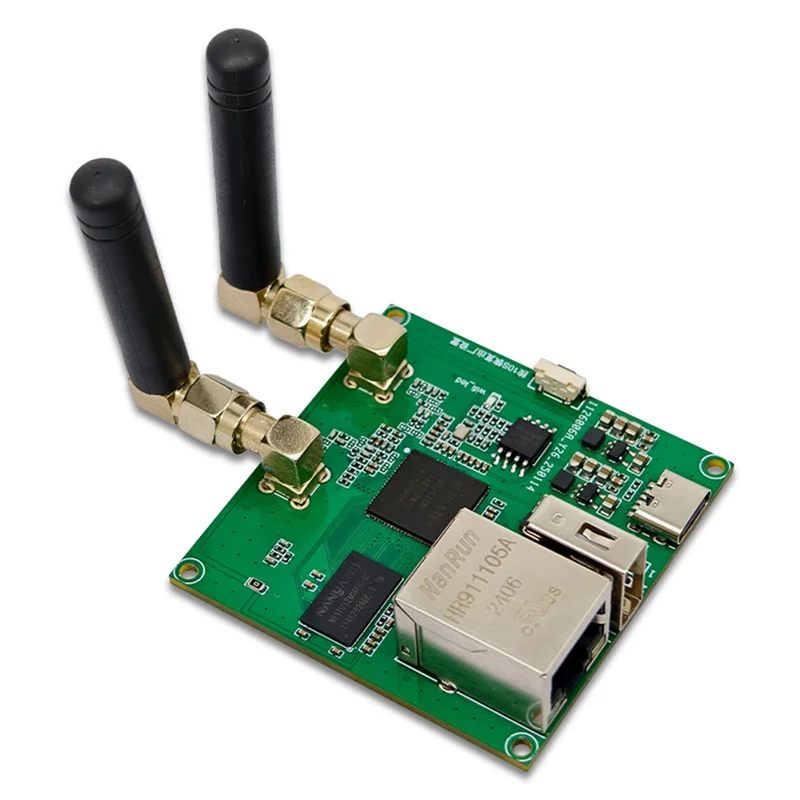 Módulo roteador wi-fi sem fio AA60-300Mbps 2.4G Antena dupla Wifi FPV Transmissão de vídeo MT7620N Roteador de código aberto