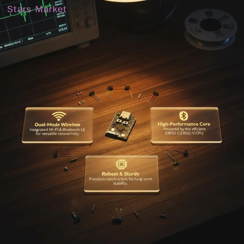 Nouvelle carte de développement super mini ESP32 C3 de type C, 1 pièce, avec WIFI et Bluetooth, pour projets DIY